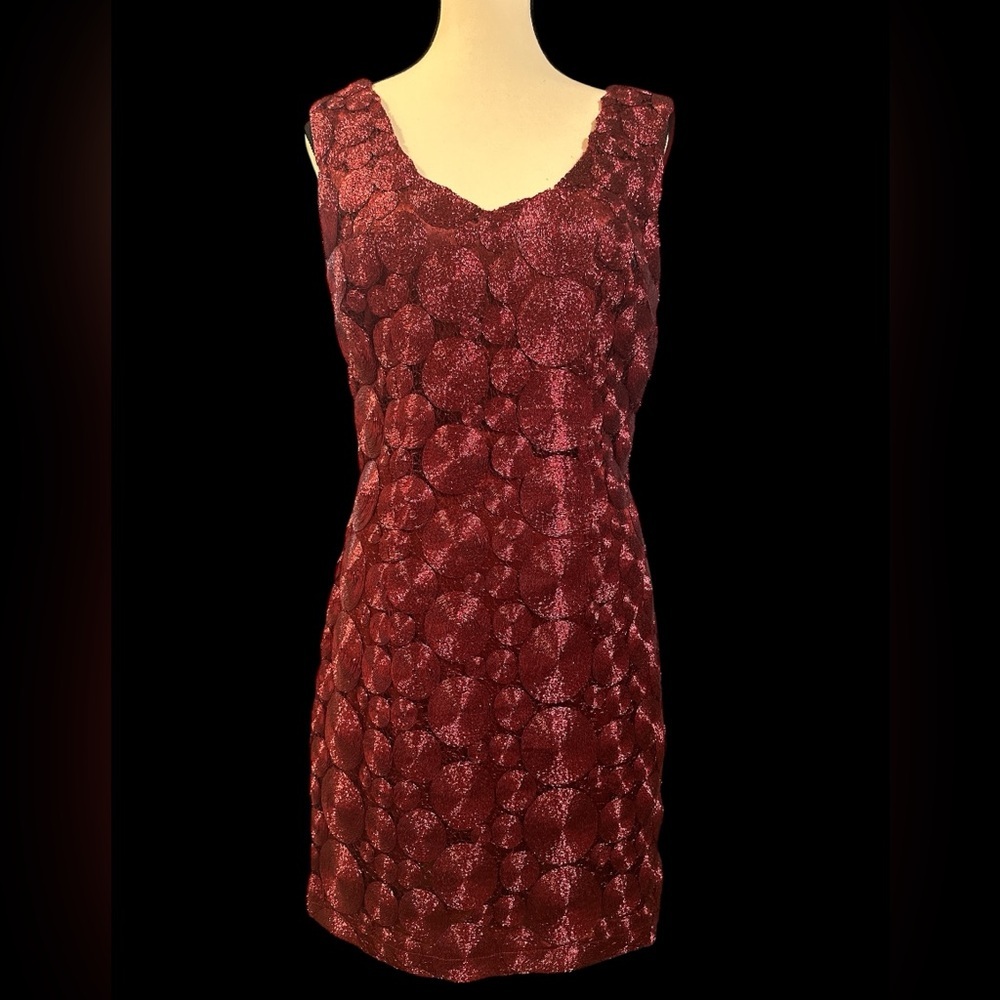 WOW Couture Red Textured Dress